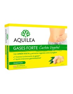 Aquilea Gases Forte Carbon Vegetal, 60 cápsulas 2