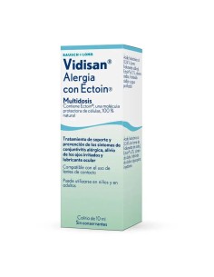 Bausch & Lomb Vidisan Alergia Colirio Ojos Irritados 10 ml 2
