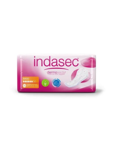 Indasec Dermoseda Compresa Incontinencia Maxi, 15 unidades