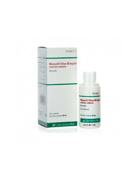 Minoxidil Viñas 50 Mg/ ml Solución Cutánea 1 Frasco 60 ml