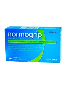 Normogrip, 14 cápsulas Duras 2