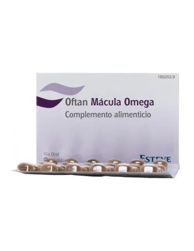 Oftan Mácula Omega Complemento Alimenticio, 90 Cápsulas