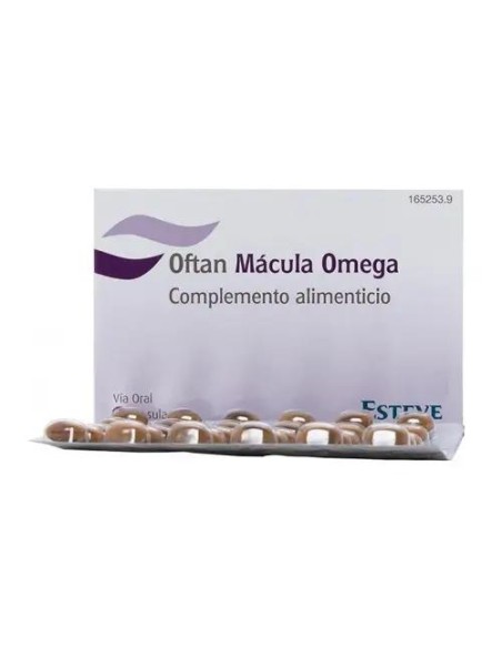 Oftan Mácula Omega Complemento Alimenticio, 90 Cápsulas