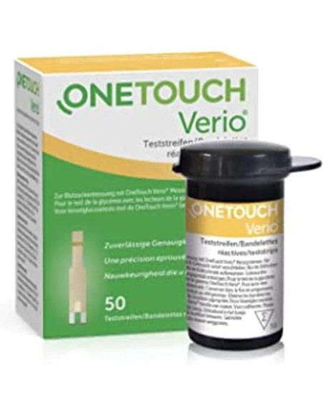 Onetouch Verio Tiras Reactivas Glucemia 50 tiras Onetouch Verio Tiras Reactivas Glucemia 50 tiras