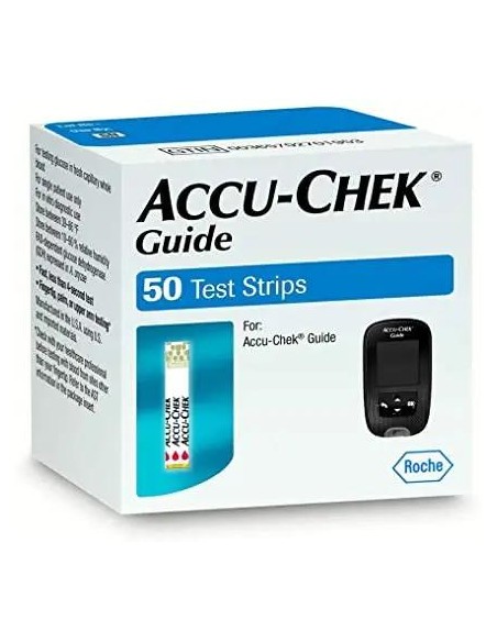 Roche Accu Chek Guide 50 Tiras React Glucemia Roche Accu Chek Guide 50 Tiras React Glucemia