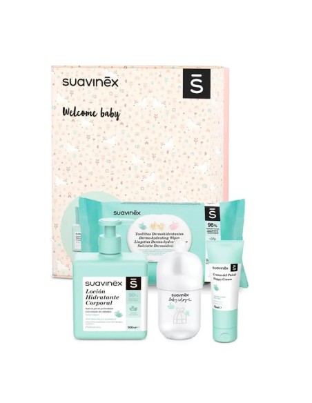 Suavinex Canastilla Cosmética Infantil, Color Rosa