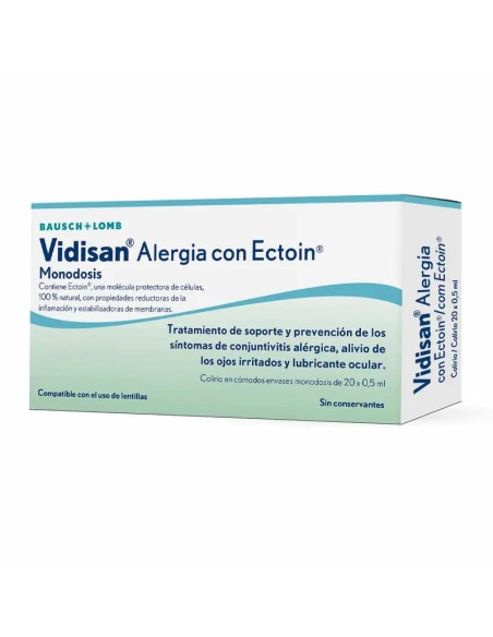 Vidisan Alergia con Ectoin, 20 Monodosis