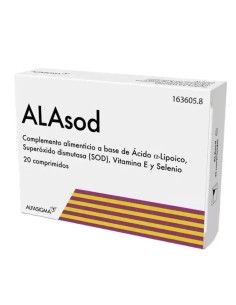 ALAsod, 20 Comprimidos 2