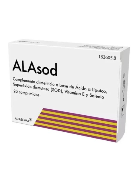 ALAsod, 20 Comprimidos