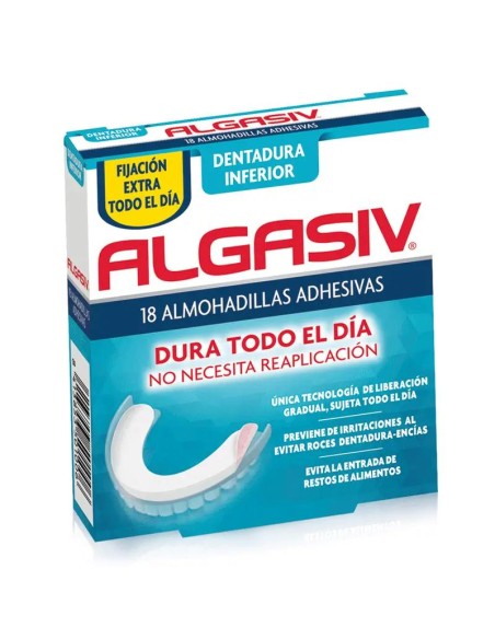 Algasiv Inferior Almohadillas 18 unidades Algasiv Inferior Almohadillas 18 unidades