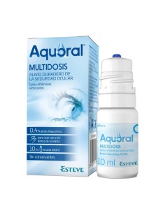 Aquoral Gotas Oftalmológicas Lubricantes, 10 ml 2