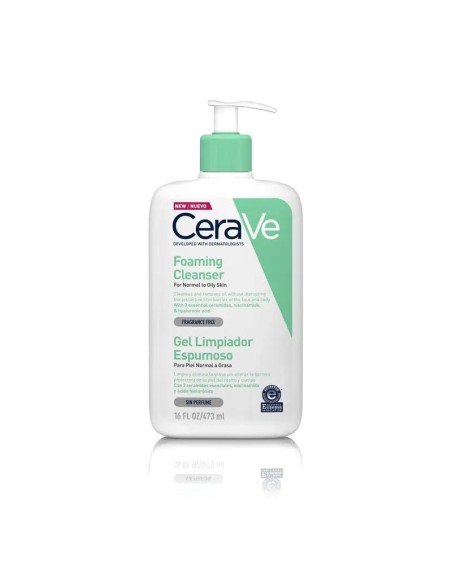 CeraVe Gel Limpiador Espumoso, 473 ml
