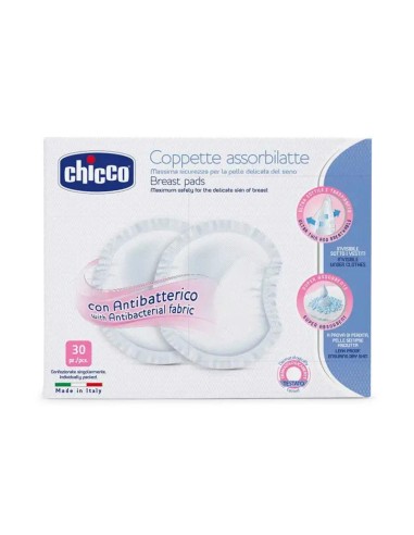 Chicco Discos Absorbentes Antibactérianos 30 unidades