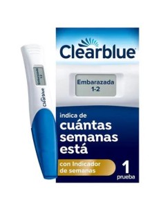 Clearblue Digital Prueba de Embarazo con Indicador de Semanas, 1 Test Digital