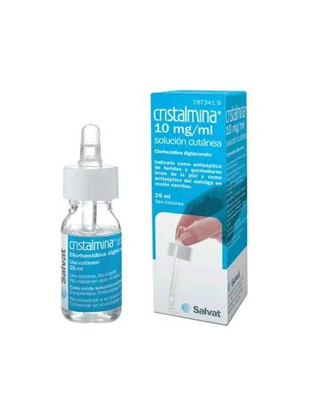 Cristalmina Solución Cutánea Gotas 25 ml