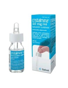 Cristalmina Solución Cutánea Gotas 25 ml 2
