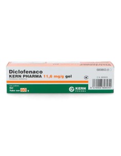 Diclofenaco Kern Pharma 11,6 mg/g Gel Cutáneo, 60 gr 2