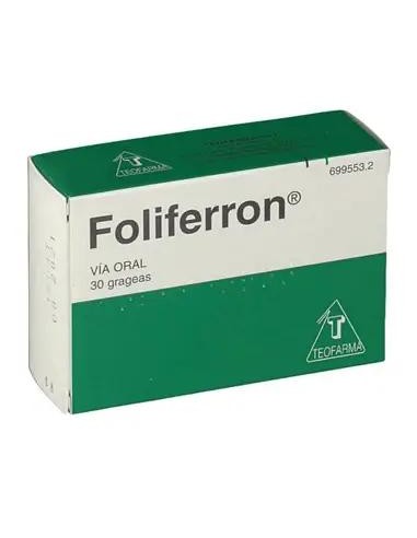 Foliferron 30 Grageas