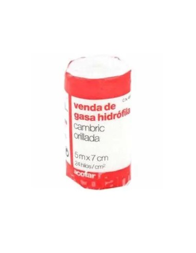 Acofar Venda de Gasa Hidrofila 5M x 7Cm