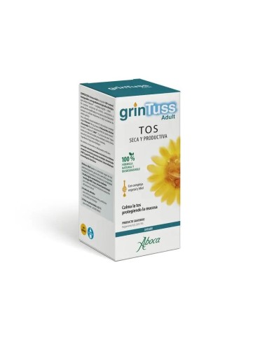 Aboca Grintuss Adult Jarabe Tos Seca y Productiva, 180 gr