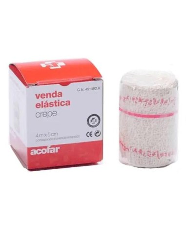 Acofar Venda Elastica Crepe 4 M x 5 cm