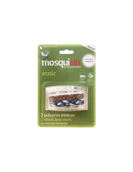Mosquisin Pulsera Étnica Braceletes, 2 unidades