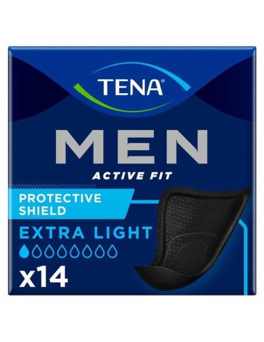 TENA Men Escudo Protector Extra Light - 14 unidades