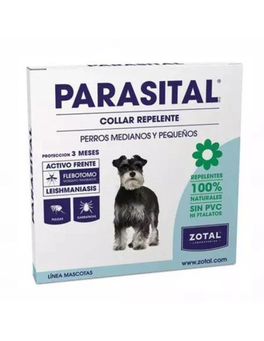 Zotal Parasital Collar Antiparasitario Perros Pequeño/Mediano