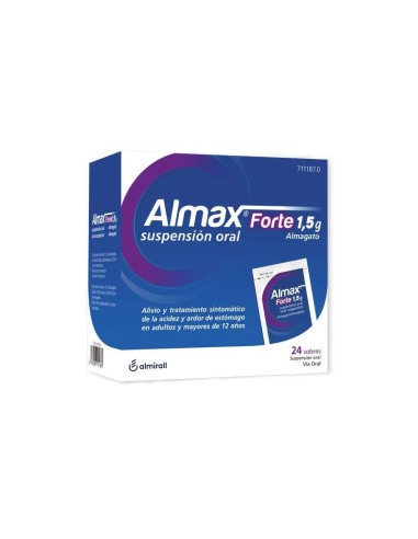 Almax Forte 1,5 gr 24 sobres Suspensión Oral