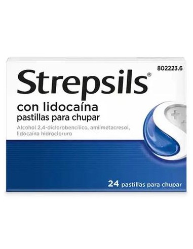 Strepsils Lidocaina, 24 Pastillas para Chupar