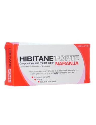 Hibitane Forte Naranja 20 comprimidos Para Chupar