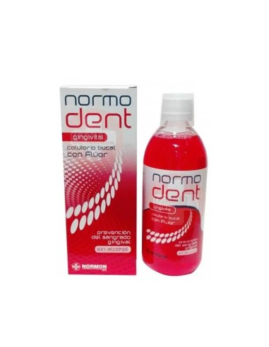 Normon Normodent GingiVITIS Colutorio con Fluor 500 ml