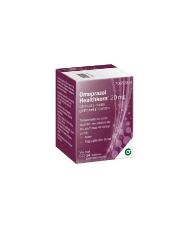 Omeprazol Healthkern 20 mg 14 cápsulas