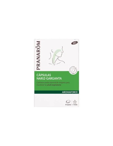 Pranarom Aromaforce Nariz-Garganta 30 Cápsulas