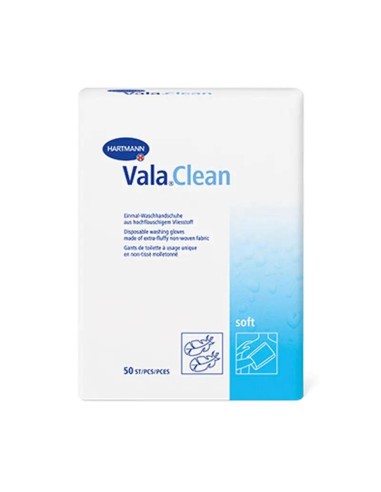 Valaclean Soft Manopla Desechable 15 unidades