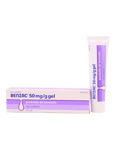 Benzac 50 mg/G Gel, 40 gr