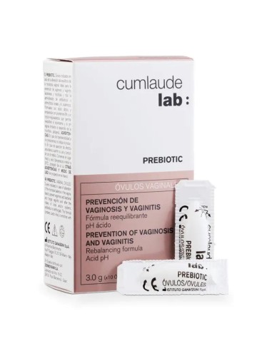 Cumlaude Lab Prebiotic, 10 Óvulos Vaginales