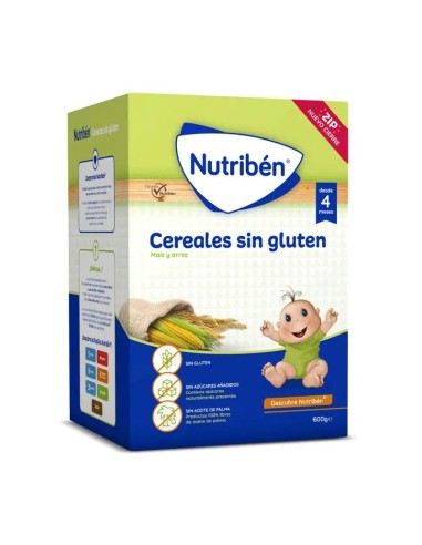 Nutriben Papilla Cereales Sin Gluten 600 gr