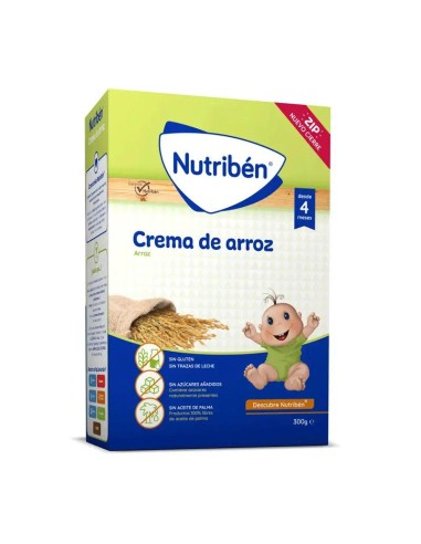 Nutriben Papilla Crema de Arroz 300 gr