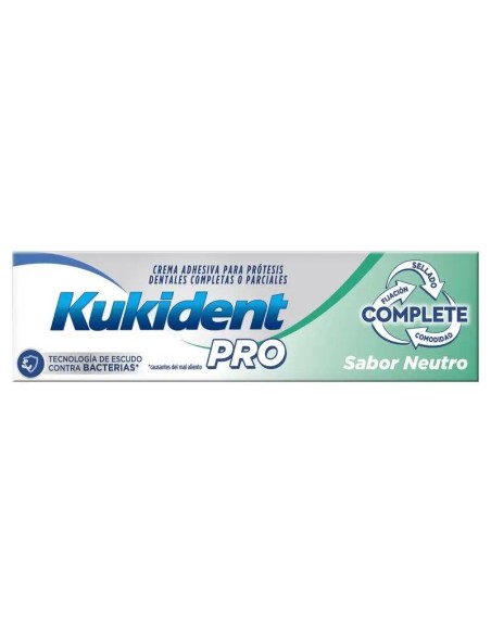 Kukident Pro Complete Crema Adhesiva Neutra Prótesis 47 G Kukident Pro Complete Crema Adhesiva Neutra Prótesis 47 G