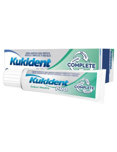 Kukident Pro Complete Crema Adhesiva Neutra Prótesis 47 G Kukident Pro Complete Crema Adhesiva Neutra Prótesis 47 G